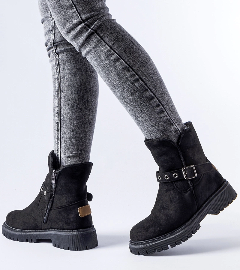 Čierne zateplené čižmy Gibsonia