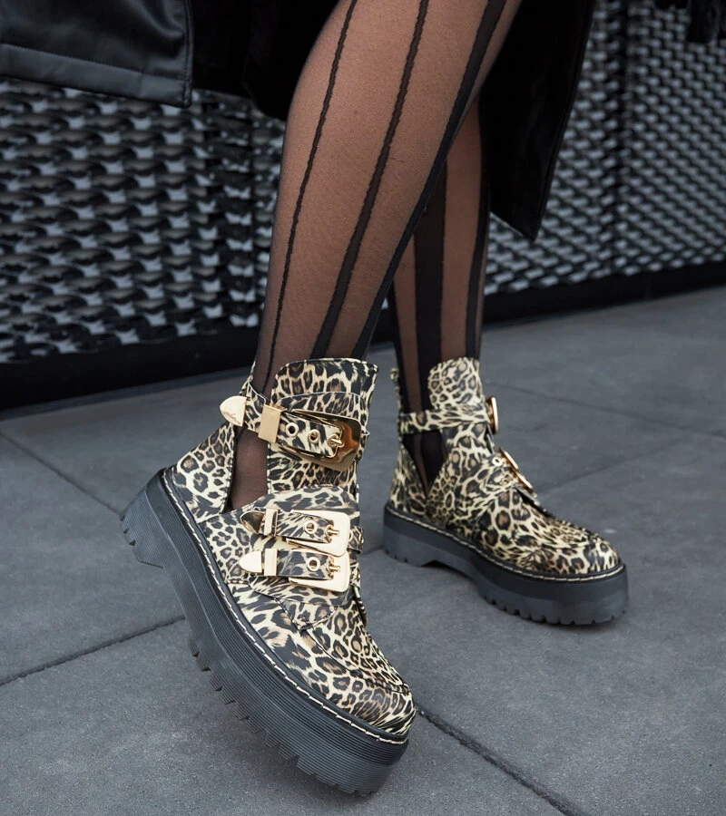 Karamelové zateplené trapery DoutorA349 LEO