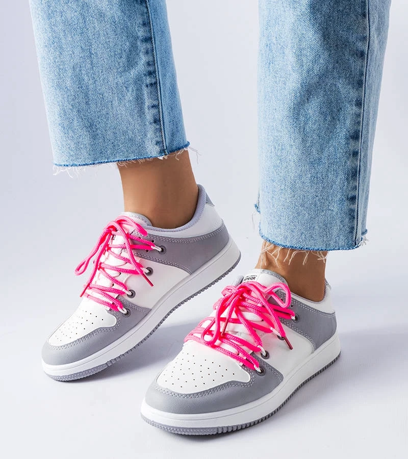 Biele retro tenisky Shari